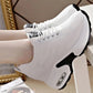 Mesh-Sneaker mit dicker Sohle