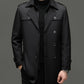 📢📢50%Rabatt!!!🎉✨Mittellanger Trenchcoat für Herren mit herausnehmbarem Innenfutter