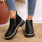 🔥Modische schwarze Stiefeletten für Damen