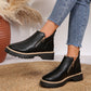 🔥Modische schwarze Stiefeletten für Damen