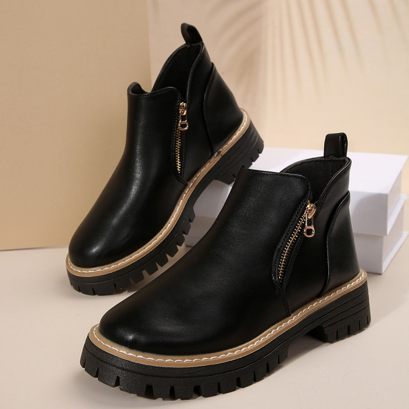 🔥Modische schwarze Stiefeletten für Damen