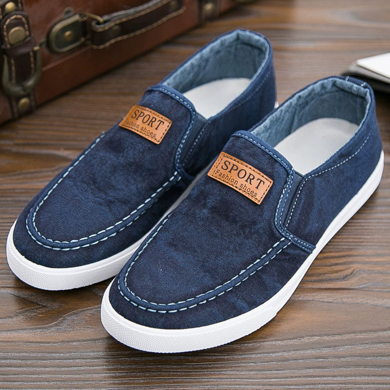 Herren-Freizeitschuhe aus Canvas zum Hineinschlüpfen