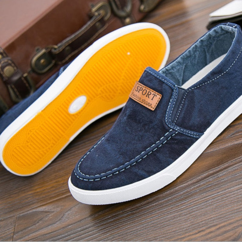 Herren-Freizeitschuhe aus Canvas zum Hineinschlüpfen