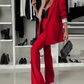 Schickes 2-teiliges Oversize-Blazer-Set für Damen