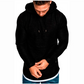 🔥Beliebtes Produkt ！✨Einfarbiges Langarm-Sweatshirt mit Kordelzug und Kapuzen