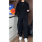 False – Zweiteiliges Set aus Hemd und Hose mit V-Ausschnitt