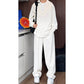 False – Zweiteiliges Set aus Hemd und Hose mit V-Ausschnitt