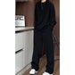 False – Zweiteiliges Set aus Hemd und Hose mit V-Ausschnitt