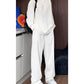 False – Zweiteiliges Set aus Hemd und Hose mit V-Ausschnitt