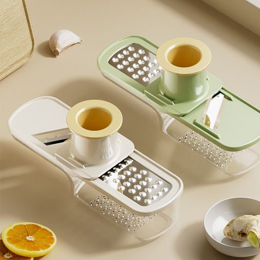 🔥Solange der Vorrat reicht 50 % Rabatt!🎉3-in-1-Mandoline-Hobel mit Behälter