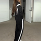 Stilvolles 2-teiliges Set aus Jacke und Hose mit weitem Bein