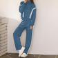 Stilvolles 2-teiliges Set aus Jacke und Hose mit weitem Bein
