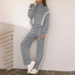 Stilvolles 2-teiliges Set aus Jacke und Hose mit weitem Bein