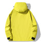 ⏳Begrenzte Zeit 50% Rabatt💥Outdoor-Jacke mit Kapuze, wasserdicht, winddicht, solider Reißverschluss