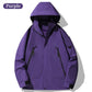 ⏳Begrenzte Zeit 50% Rabatt💥Outdoor-Jacke mit Kapuze, wasserdicht, winddicht, solider Reißverschluss