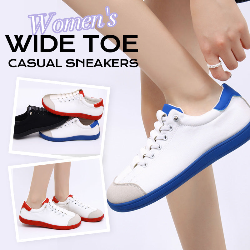 👟50 % Rabatt!☁️Freizeitsneaker für Damen mit breiter Zehenpartie