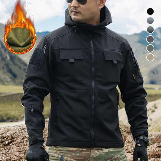 📢📢50%Rabatt!!!🎉✨Männerjacke, dick und warm, taktisch, Bergsteigerbekleidung