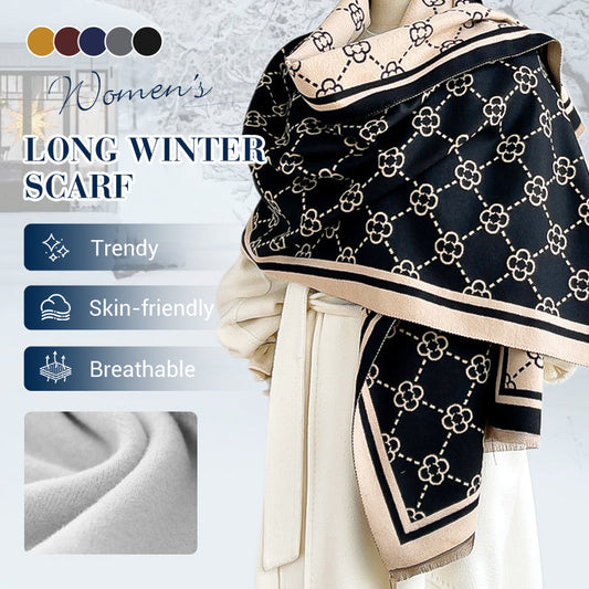 Langer Winter-Schal für Frauen