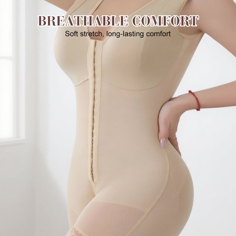 Figurformender Bodysuit mit Frontverschluss für Damen