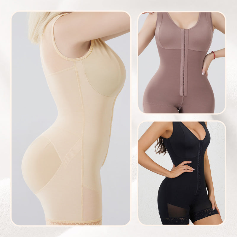 Figurformender Bodysuit mit Frontverschluss für Damen