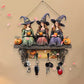 🎃Fesselnde Halloween-Hexen-Wanddekoration mit Haken
