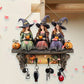 🎃Fesselnde Halloween-Hexen-Wanddekoration mit Haken