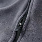 Warmes einfarbiges Langarm-Sweatshirt für Herren mit Troyerkragen