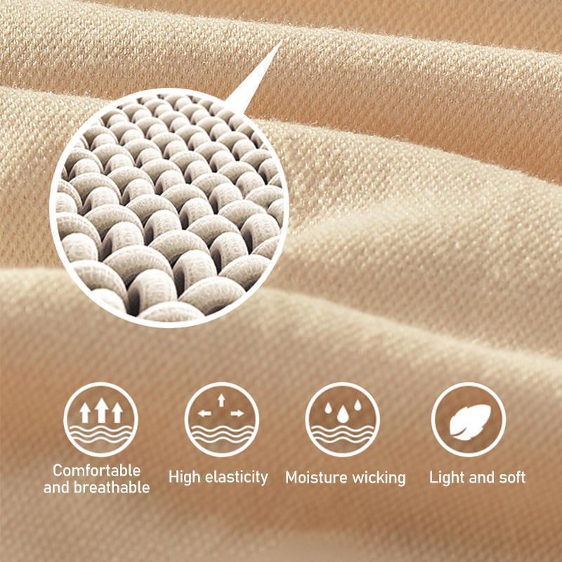 🩲 50% RABATT JETZT! ✨ Nahtlose Elastische Thermounterwäsche - Atmungsaktives Material mit Leichter Stütze für Unsichtbaren Komfort den Ganzen Tag 🌸✨