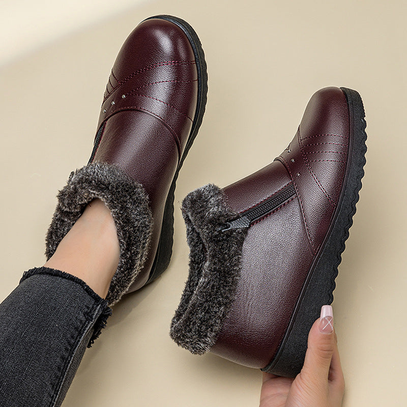 Dicke, warme Stiefeletten für Damen