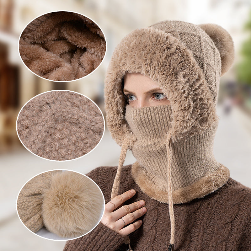 ❄️LETZTER TAG DER AKTION – 50 % RABATT 💖 3-in-1-Winter-Sturmhaube für Damen