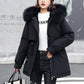 Bestes Geschenk - Damen-Wintermantel mit lockerer Kapuze und dickem synthetischem Fleece