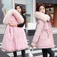 Bestes Geschenk - Damen-Wintermantel mit lockerer Kapuze und dickem synthetischem Fleece
