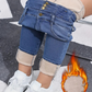 📢📢50%Rabatt!!!🎉✨Modische, warme Damen-Jeans im lässigen Stil