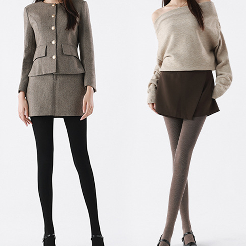 Cozy High-Waisted Tummy-Control Strumpfhose für Frauen