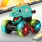 Press & Go Dinosaurier-Spielzeugauto mit Lichtern