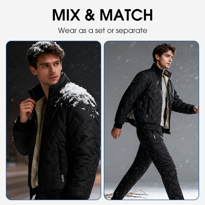 🔥Wärmendes Jacken-Set für Herren – 👏 Jacke + Hose!🔥Kauf 2 Artikel versandkostenfrei