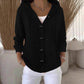Damen einfarbige Strickjacke mit langen Ärmeln