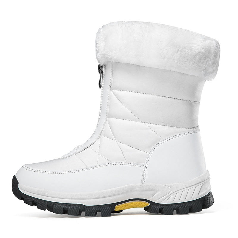 📢📢50%Rabatt!!!👢❄️ Neuheiten – Warme Schneestiefel mit Reißverschluss – rutschfest und bequem