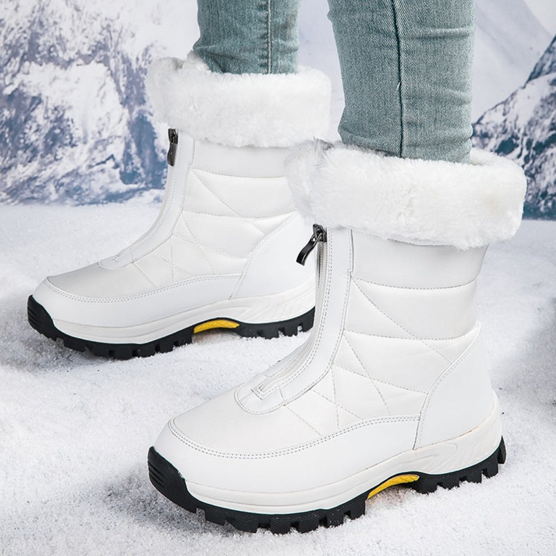 📢📢50%Rabatt!!!👢❄️ Neuheiten – Warme Schneestiefel mit Reißverschluss – rutschfest und bequem