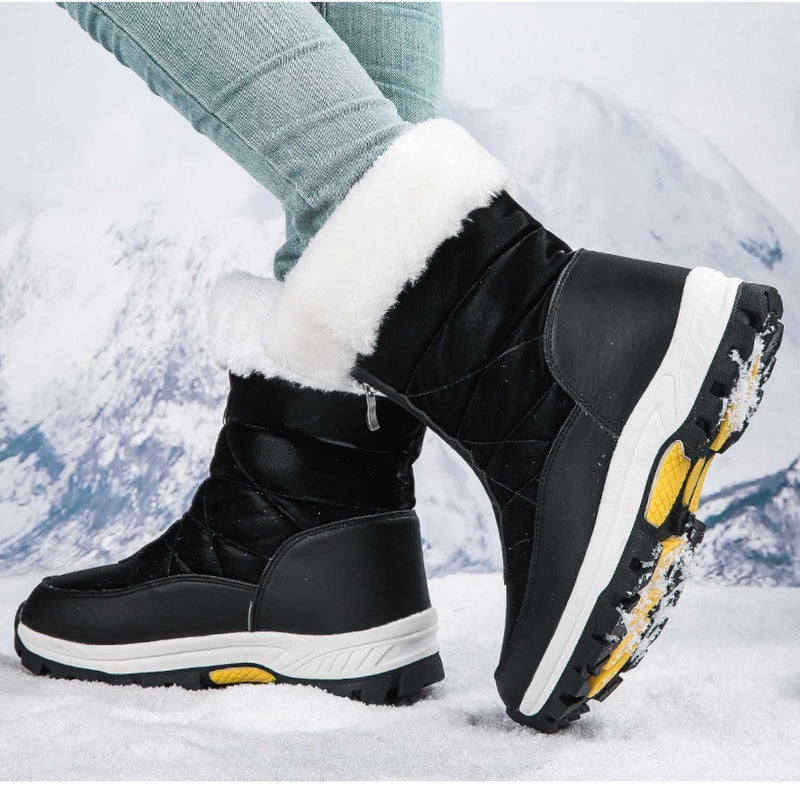 📢📢50%Rabatt!!!👢❄️ Neuheiten – Warme Schneestiefel mit Reißverschluss – rutschfest und bequem