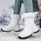 📢📢50%Rabatt!!!👢❄️ Neuheiten – Warme Schneestiefel mit Reißverschluss – rutschfest und bequem