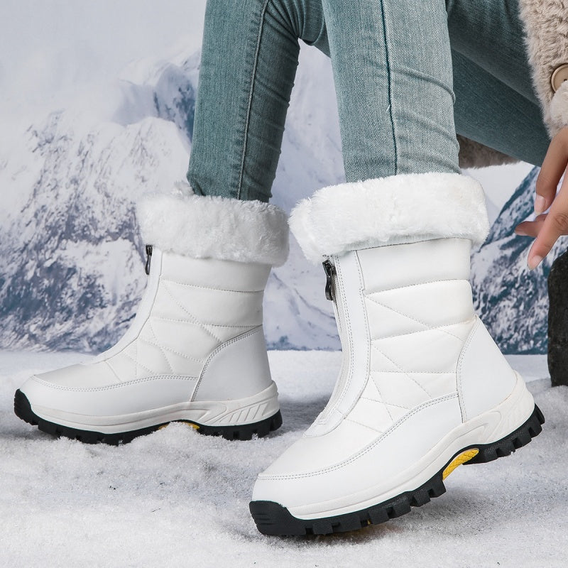 📢📢50%Rabatt!!!👢❄️ Neuheiten – Warme Schneestiefel mit Reißverschluss – rutschfest und bequem
