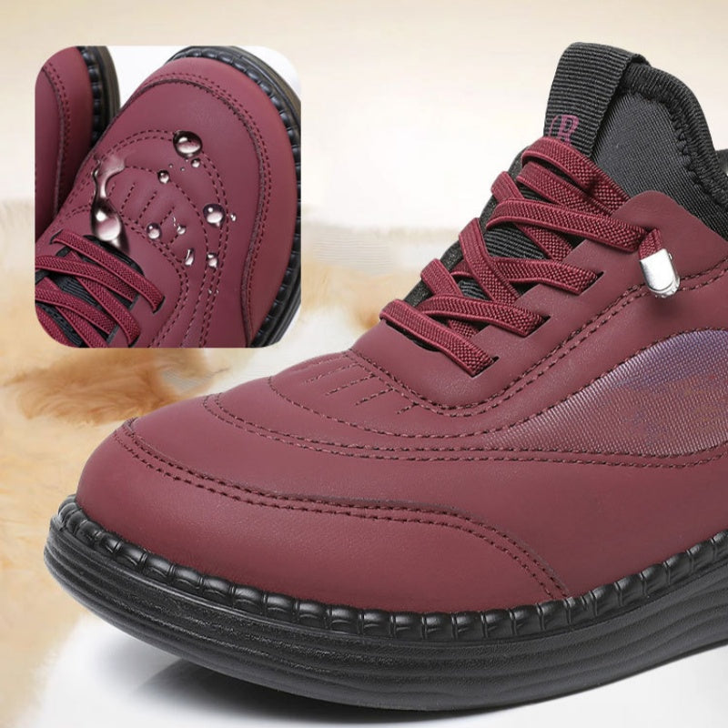 Damen-Winterschuhe mit weicher Sohle und Plüschfutter