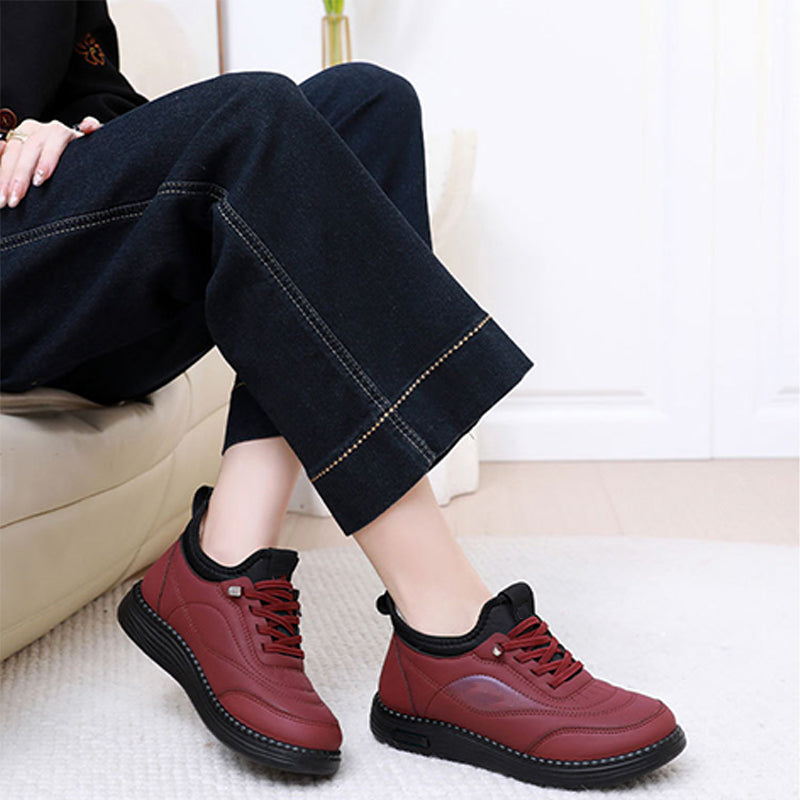 Damen-Winterschuhe mit weicher Sohle und Plüschfutter