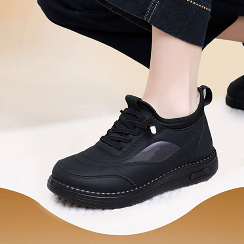Damen-Winterschuhe mit weicher Sohle und Plüschfutter