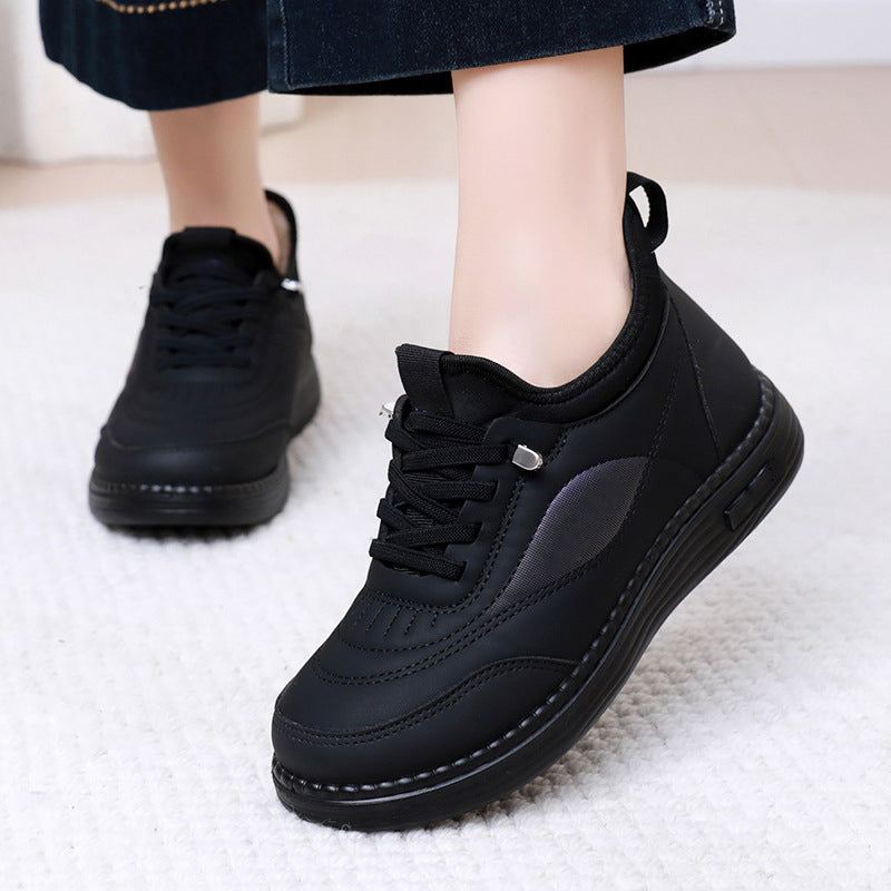 Damen-Winterschuhe mit weicher Sohle und Plüschfutter
