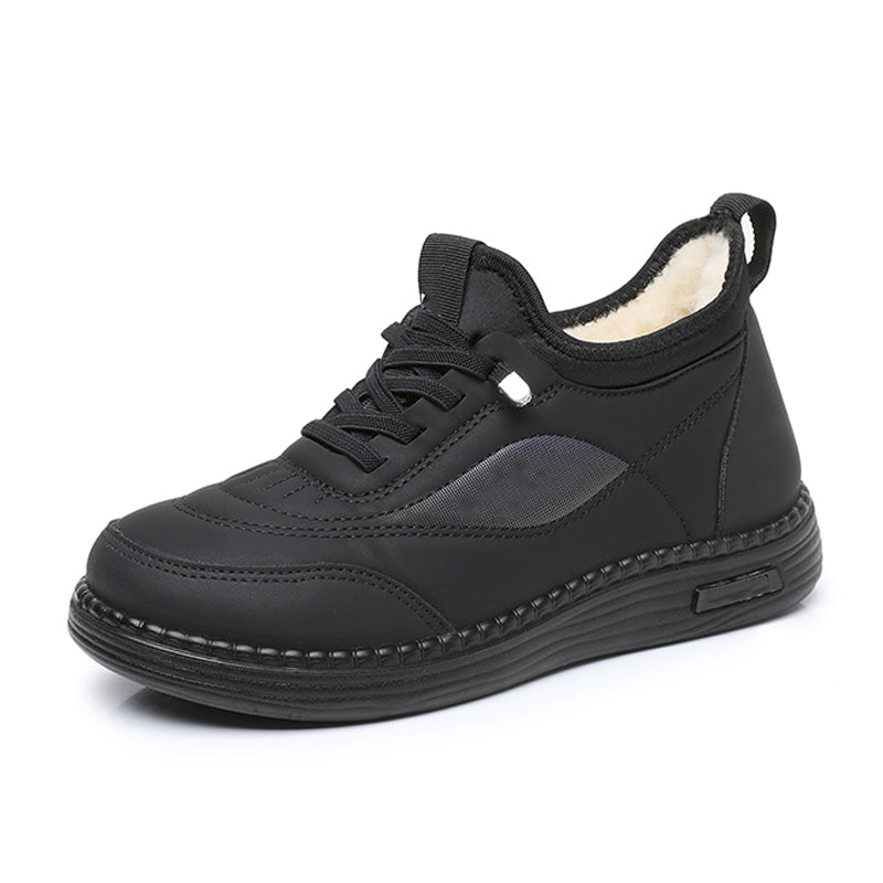 Damen-Winterschuhe mit weicher Sohle und Plüschfutter