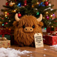 🔥Weihnachtsangebot: 50 % Rabatt!!🔥 Plüschtier „Motivational Support Highland Cow“ 🎉