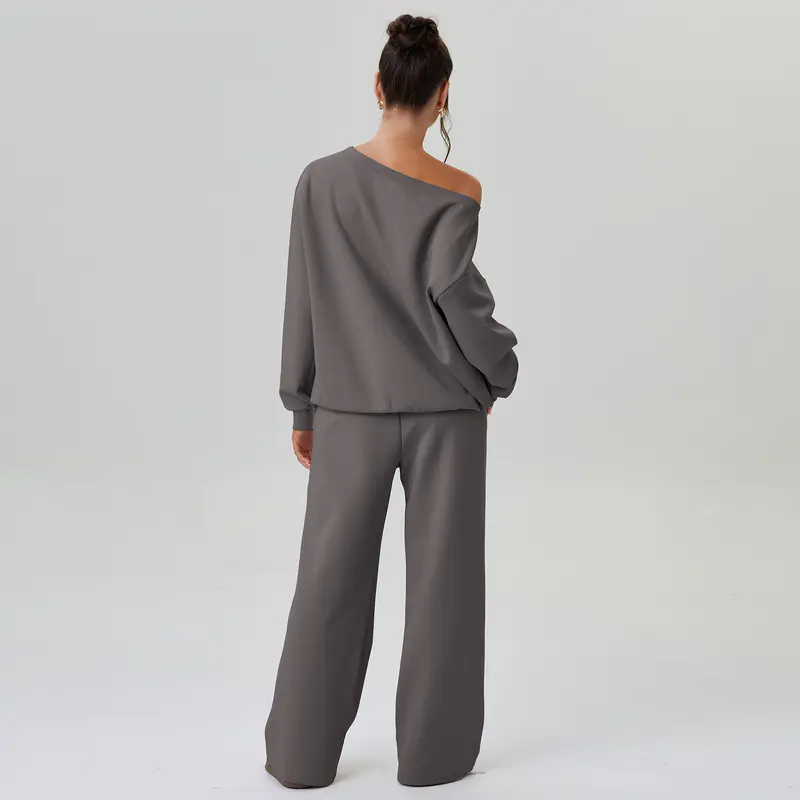 📢📢50%Rabatt!!!🎉✨Freizeit-Zweiteiler: Langarm-Pullover und Hose
