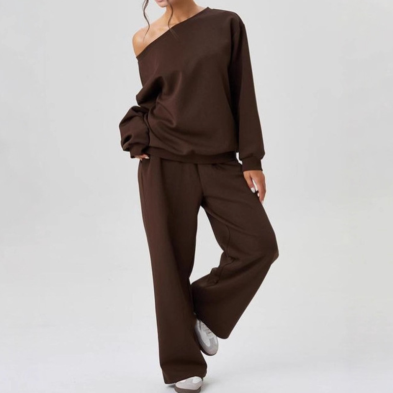 📢📢50%Rabatt!!!🎉✨Freizeit-Zweiteiler: Langarm-Pullover und Hose